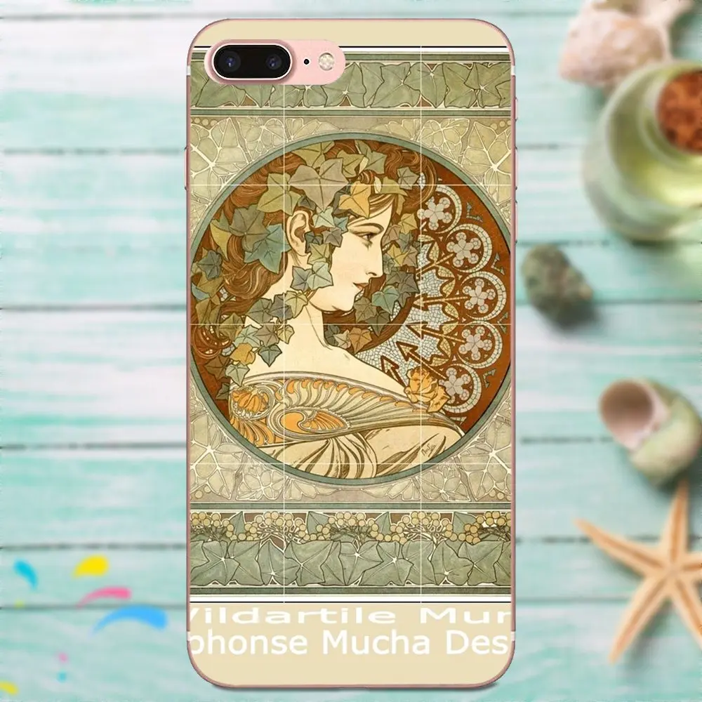 Художественный постер Alphonse Mucha для LG Nexus 5 5X G2 G3 mini spirit G4 G5 G6 K4 K7 K8 K10 2017 V10 V20 V30 Stylus Soft