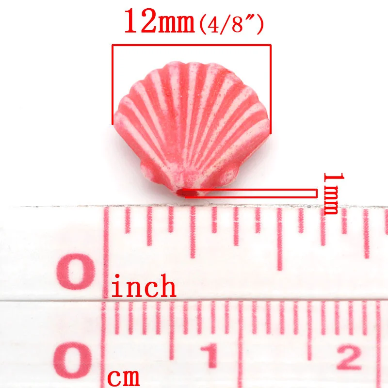Doreen Box hot- Acrylic Spacer Beads Shell смешанный 12x10 мм Отверстие: Приблизительно 1 200 шт. (B24622) |