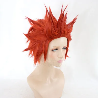 Мой Boku no Hero Academia Eijirou Kirishima Eijiro короткий термостойкий красный парик для косплея| |