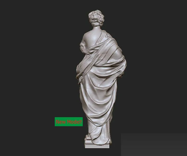 3D модель stl формат твердая вращения скульптура для cnc машинной пружин|3d model stl|model