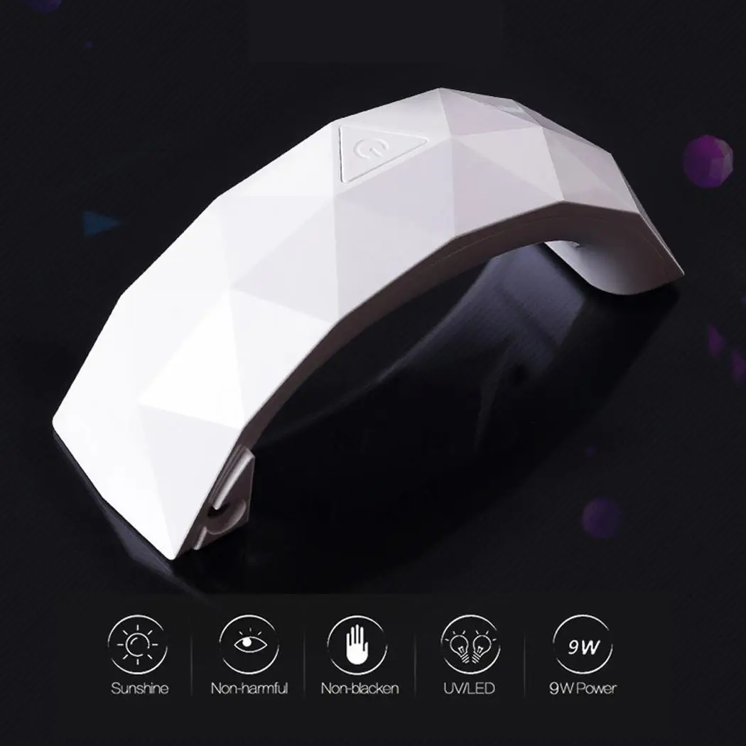 9 Вт УФ для ногтевой фототерапии машина гель пальцев сушилка УФ/светодиодный USB 100