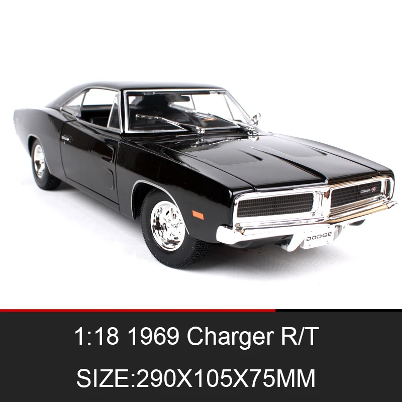 Maisto 1:18 литая машина 1969 зарядное устройство R/T мышечная сплав автомобиль
