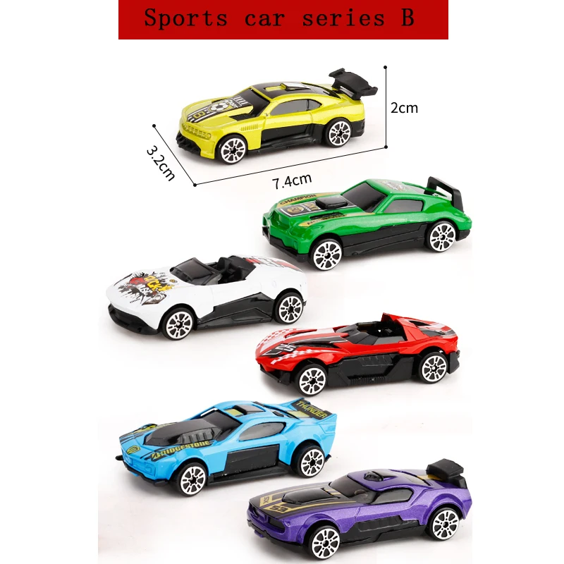 6 шт. Diecast металлические игрушечный автомобиль модель автомобиля трактор военные фермерская техника 1: 64 Бэтмен Железный человек Тони мини Aolly Строительный набор игрушек
