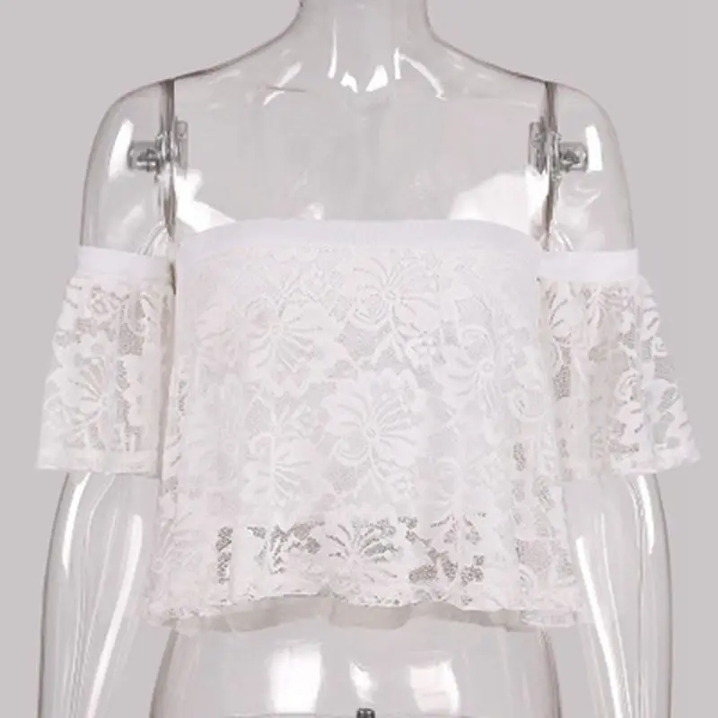 2018 г. пикантные Для женщин девушки кружева без бретелек талия-обнажая