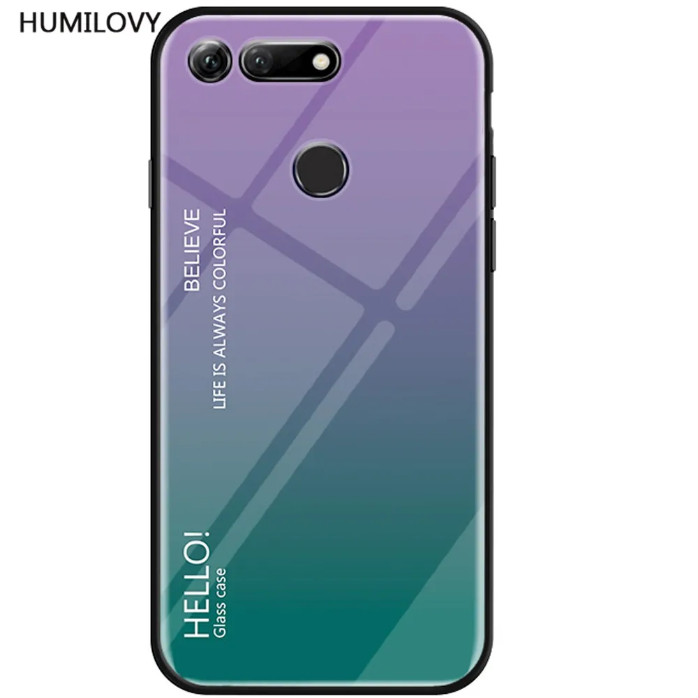 Чехол для Huawei Honor V20 View 20 роскошный противоударный жесткий Гибридный чехол из
