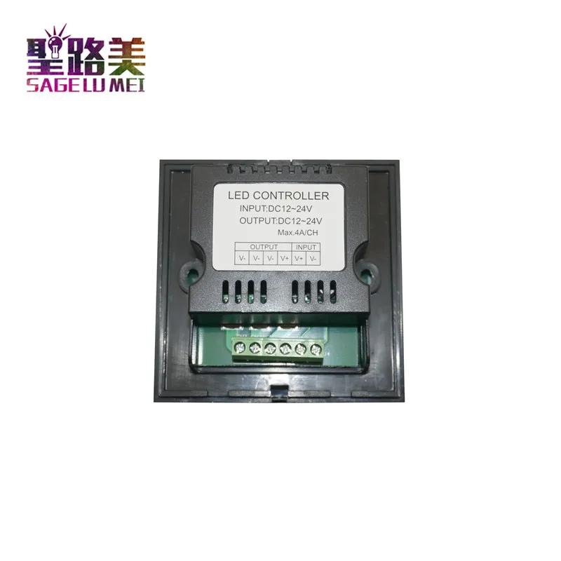 DC12V-24V стены Тип сенсорный яркость светодиодный Панель диммер для 3528 5050 2835 один Цвет Светодиодные ленты лента светодиодный модуль