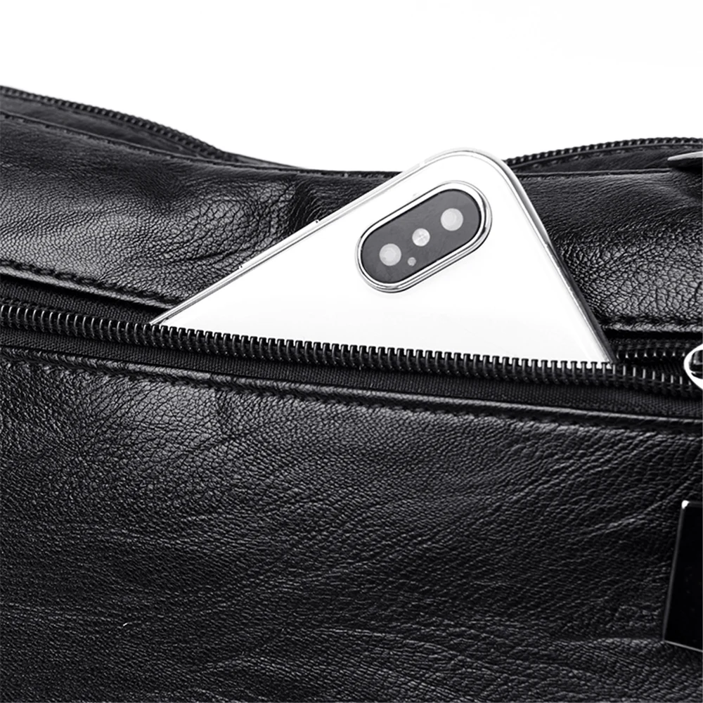 New Multi-Pocket Leather Luxury Handbags Women Bags Designer Handbags High Quality Crossbody Bags For Women Sac A Main Bolsas