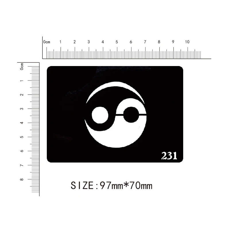 Одноразовые татуировки трафарет съемный художественное творчество модно кожа