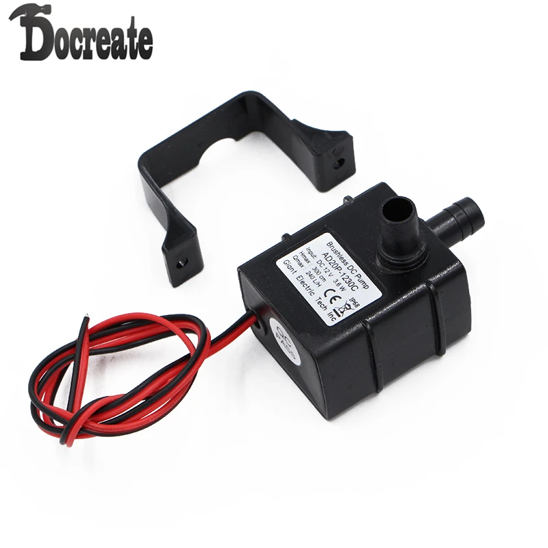 Мини DC12V 3M микро тихий бесщеточный мотор погружной водяной насос|submersible water pump|water