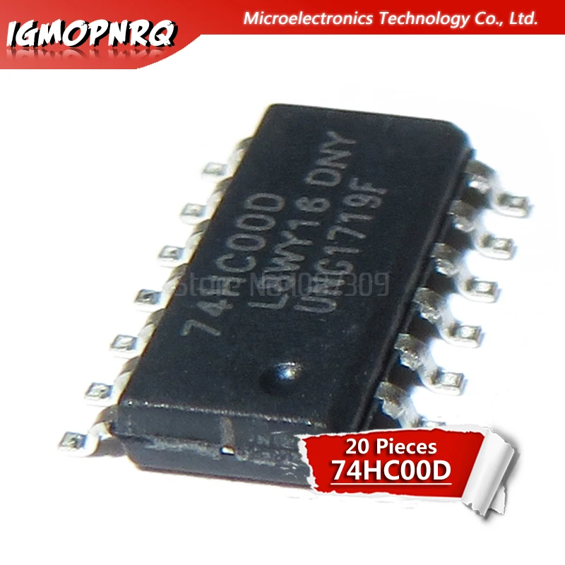 74HC00D 74HC164D 74HC165D 74HC02D 74HC04D 74HC125D 74HC138D 74HC139D 74HC14D 74HC257D SOP 20 шт.|Интегральные схемы| |