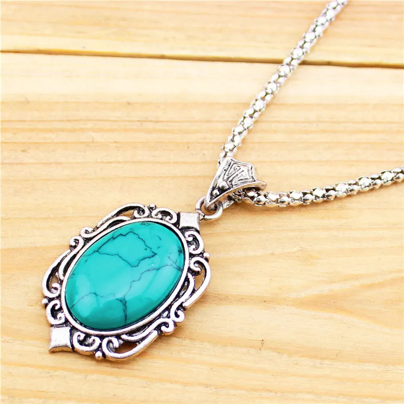 Овальный каменный цветок Ювелирные наборы Цепочки и ожерелья Браслет Серьги