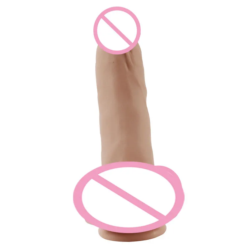 Большой фаллоимитатор для отважных мужчин с яичницей и сильной присоской