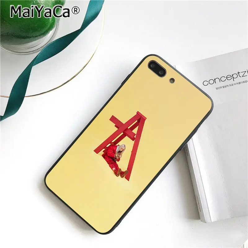 A12 Чехол для телефона MaiYaCa Music Singer Star Billie Eilish для iphone 11 Pro 11Pro Max 8 7 6 6S Plus X XS MAX 5 5S SE XR - Цвет: A12