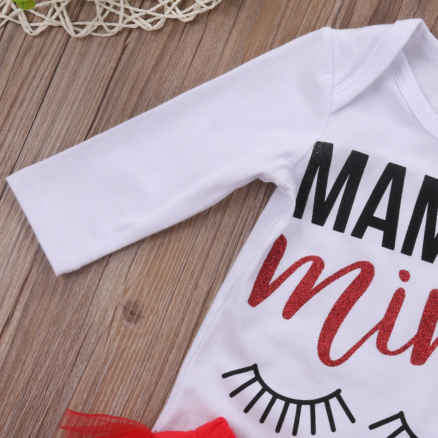 Костюм из 3 шт.! Боди с длинным рукавом для новорожденных девочек + кружевные шорты