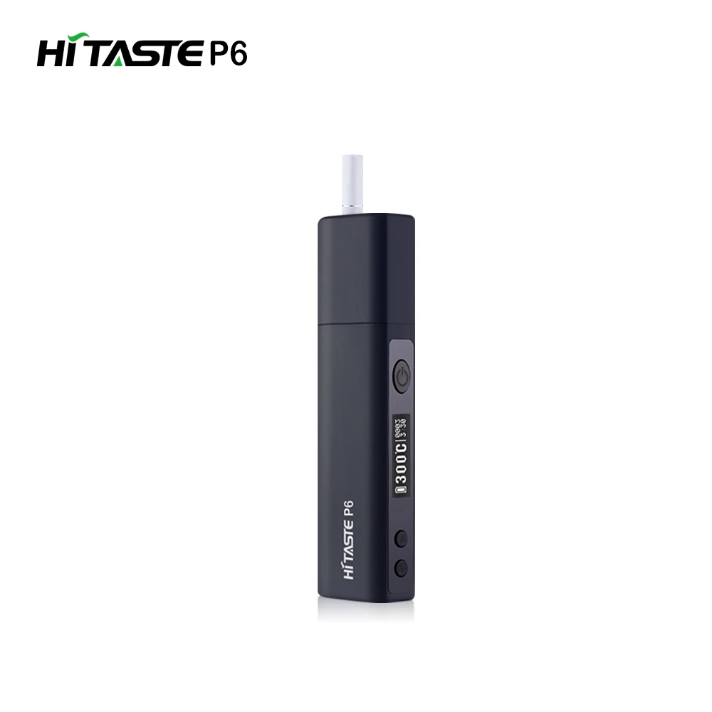 black Новейшее устройство для сжигания тепла HNB Hitaste P6 Заводская оригинальная электронная сигарета - Цвет: black