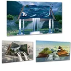 Алмазная вышивка, распродажа, пейзаж, картина стразы, алмазная живопись, пейзаж 5d, Алмазная мозаика, набор, книга, водопад, украшение для дома