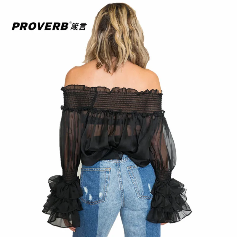 PROVERB Summer Women's Going out Cute Petal Sleeve Blouse Solid Colored Ruffle Boat Neck Full Polyester |