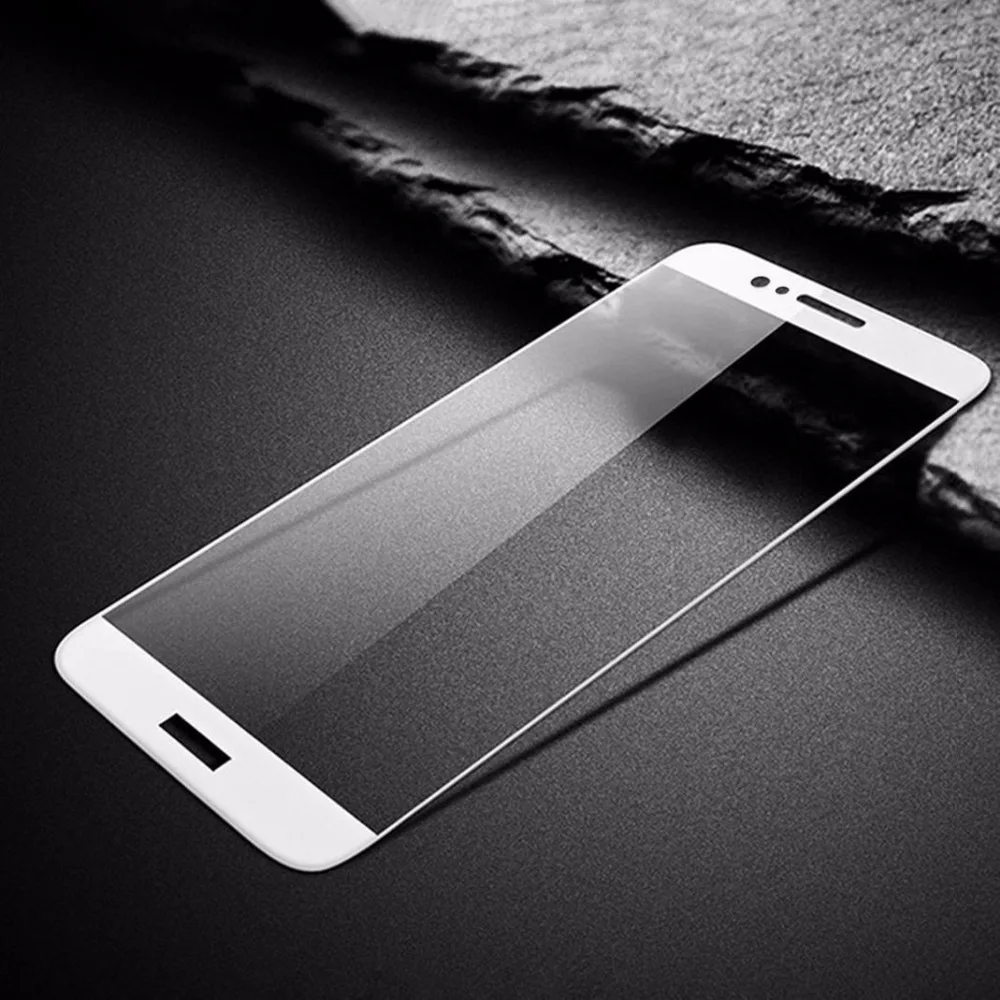 Цветное закаленное стекло с полным покрытием для Huawei G8 P9 Plus P10 Lite Honor 6C 6X 8 V8 Note Nova Mate