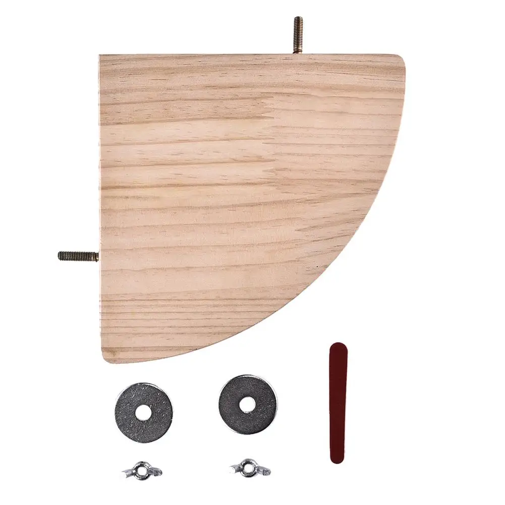 1 шт. деревянная площадка для хомяка игрушка треугольник полукруг трамплин