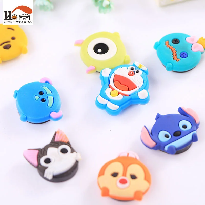 1 шт. мини Силиконовый мультяшный дизайн магниты на холодильник белая доска