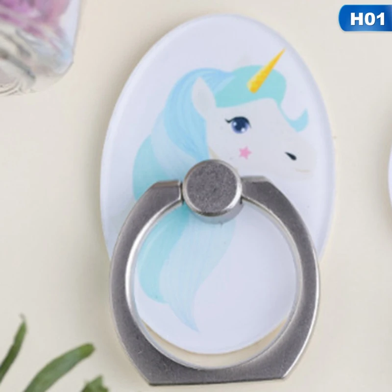 New Cartoon Unicorn Mobile Phone Ring Bracket For IPhone6s 7 8p X XR XS Max Mobile Phone Holders