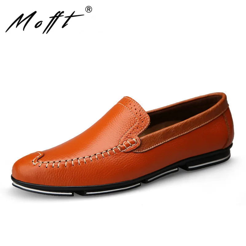 Genuine Leather Men Shoes Casual 2017 Fashion Slip On Comfort New Design Breathable Flat Driving | Обувь