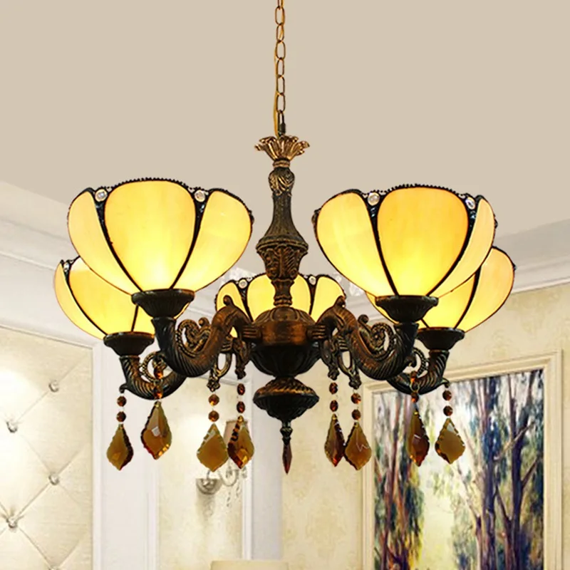 Европейский стиль постмодерн простой Средиземноморский теплый желтый цветной