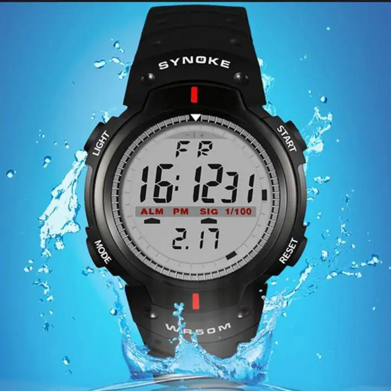 Fashion Men Sport Watches LED Electronic Digital Watch Life Waterproof Outdoor Dress Wristwatches Military reloj mujer | Наручные часы