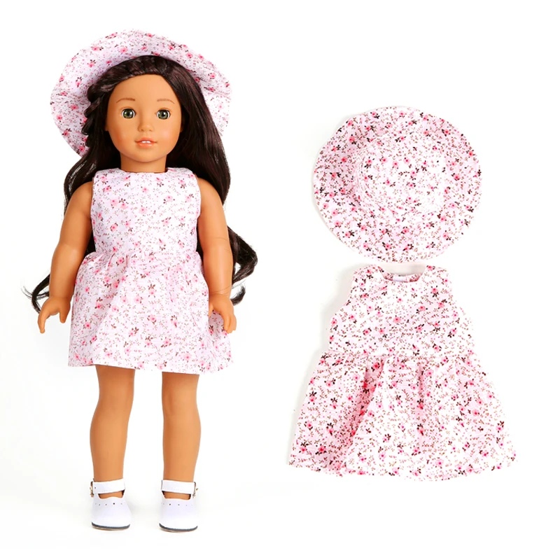 

D&B 45cm Baby New Born Fit 18 inch Baby Clothes Girls Dress Doll Accessories For Children Best Doll Accessories Birthday Gift