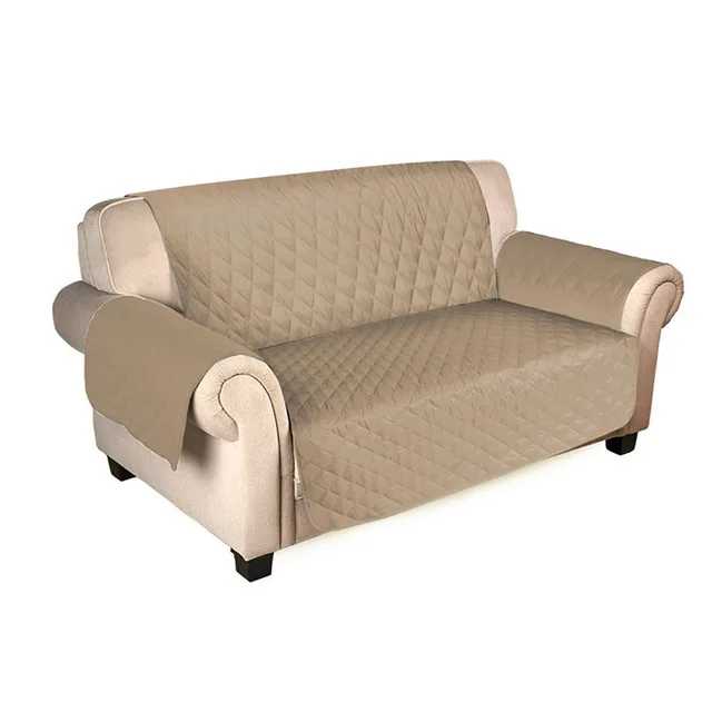 Cream Petshy покрытие дивана для животных Подушка для собак кошек матрас кровать мебель диван протектор Водонепроницаемый коврик для собак 1/2/3 место ПЭТ автомобильные подушки сиденья - Цвет: Cream