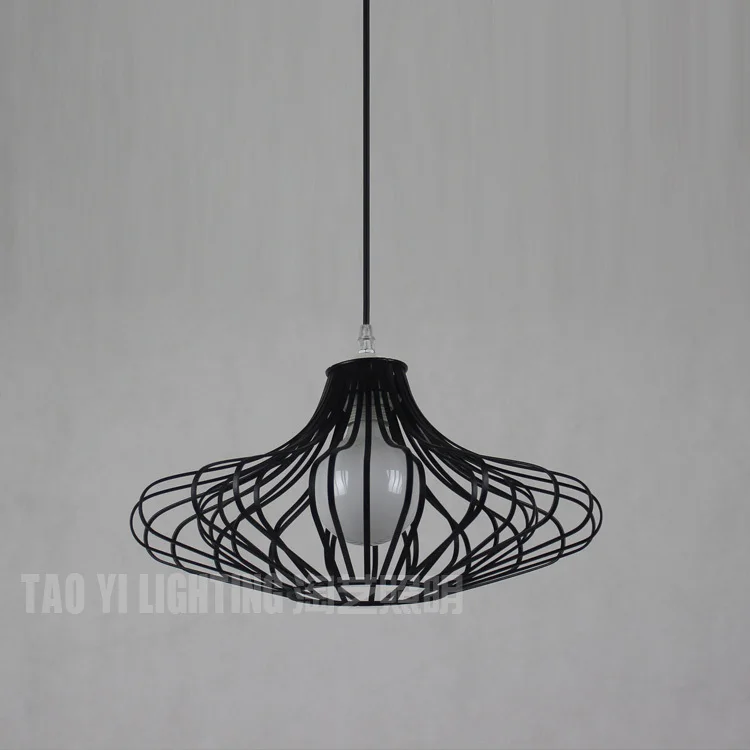 Современная 16 &quotкартина металлическая клетка столовая подвесной светильник