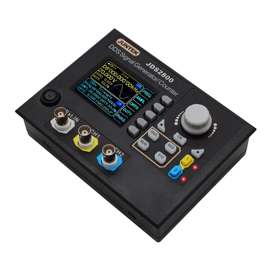 JDS2800 15 МГц цифровая двухканальный DDS генератор Функция сигналов произвольной