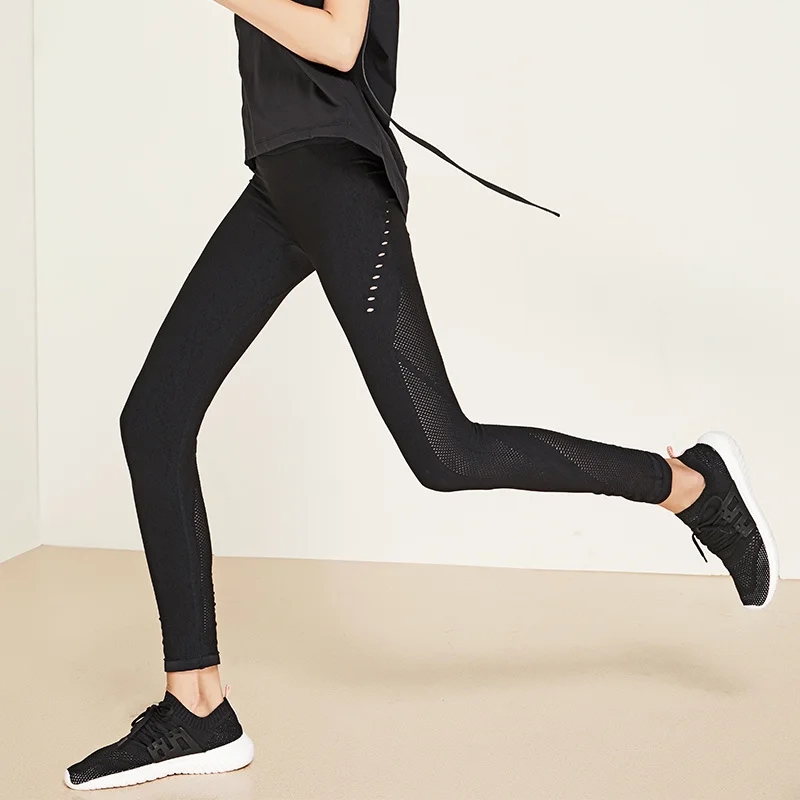 YEATION выдолбленные женские спортивные штаны джоггеры брюки черные сексуальные