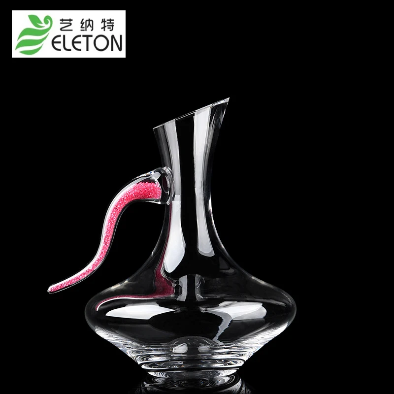Eleton Европейская ручная работа без свинца хрустальный стеклянный Декантер для