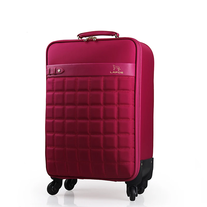 

Fashion set luggage for men and women boarding luggage travel 16/20/22/ inch luggage lattice password suitcase spinner wheel