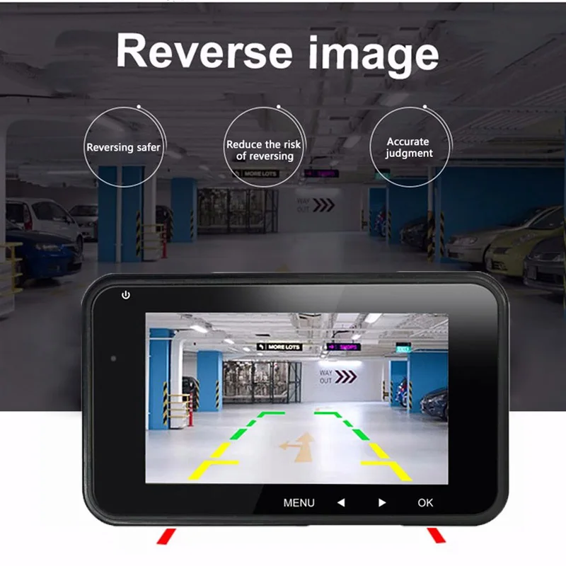 QUIDUX 3 дюймовый Full HD 1296 P Видеорегистраторы для автомобилей ADAS WDR с функцией ночного