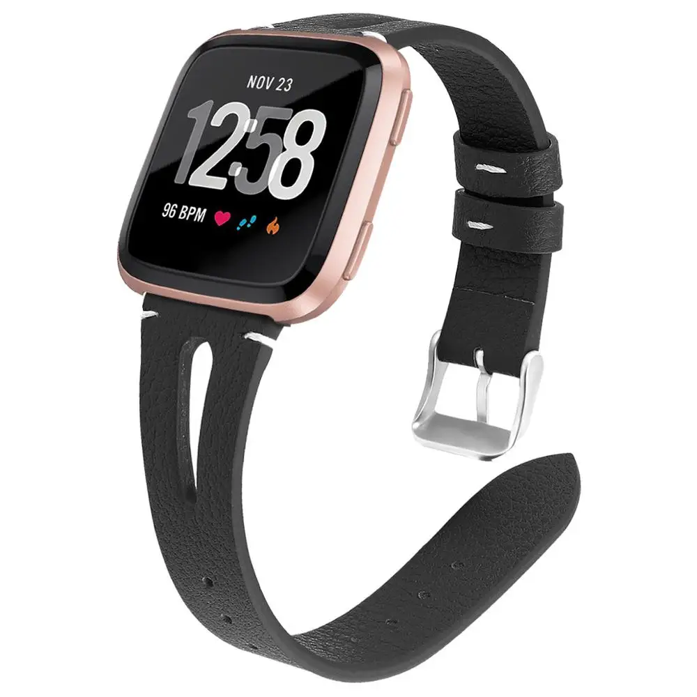 

Luxury Leather Bands For Fitbit Versa Wristband Straps Replace Sport Watch Band For Fitbit Versa Correa Reloj Belt Accessories