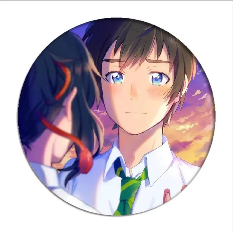 Kimi no Na wa Your Name значок косплея Tachibana Taki брошь булавки Miyamizu Mitsuha коллекция нагрудных