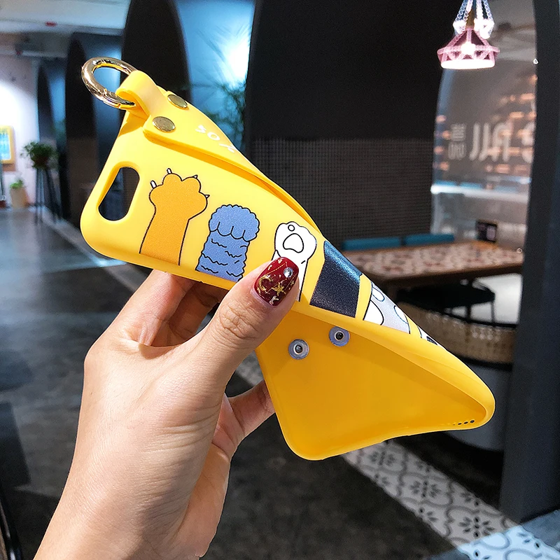 Чехол с желтым когтями для iPhone XS MAX XR X мягкий чехол из ТПУ 7 8 plus 6 6s держателем |