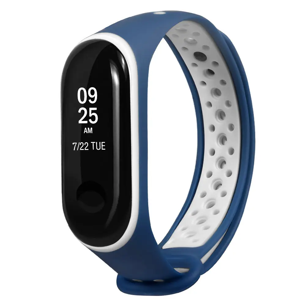 ТПУ силиконовый браслет ремешок для часов Xiaomi band 3 Смарт наручных браслетов Band