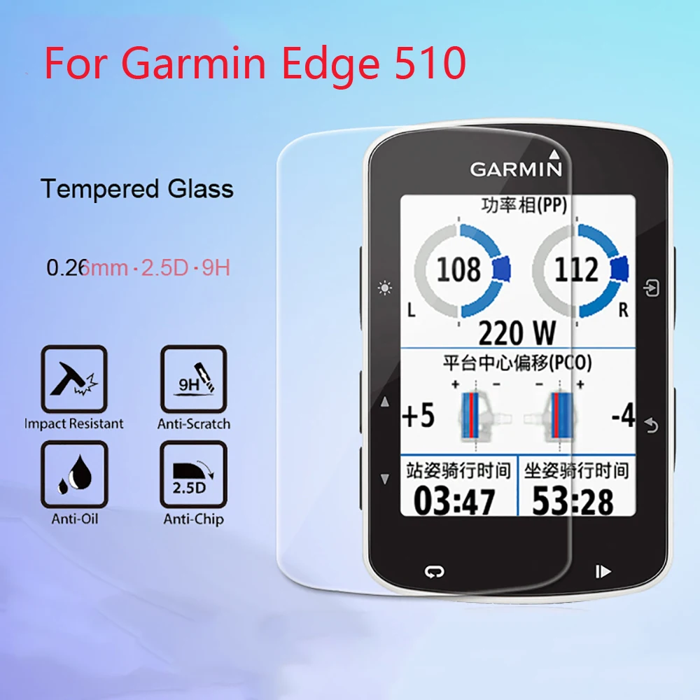 5 шт./лот закаленное стекло 9H 2.5D Премиум Защитная пленка для экрана Garmin Edge 510 SmartWatch