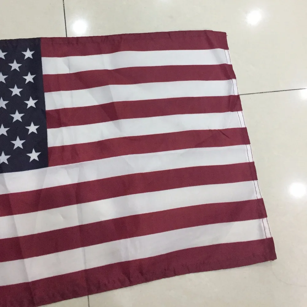 Американский флаг сада нейлоновый 200D Оксфорд маленький размер США 210D 30x50