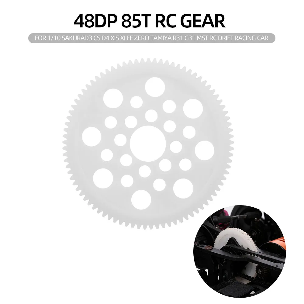 48DP 85T Радиоуправляемый автомобиль Шестерня для 1/10 SAKURAD3 CS D4 чки XI FF Zero Tamiya R31 G31 MST RC