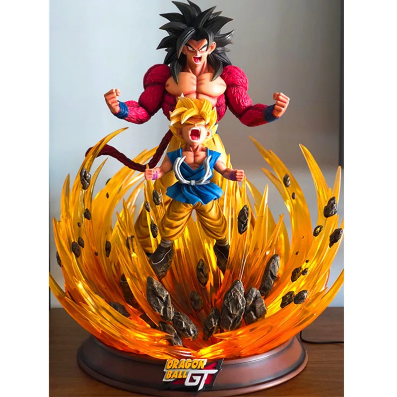 Dragon Ball GK 1/4 Super Saiyan Strongest Transformation Son Goku Resin Statue Action Figure Collection Model Toy G2396