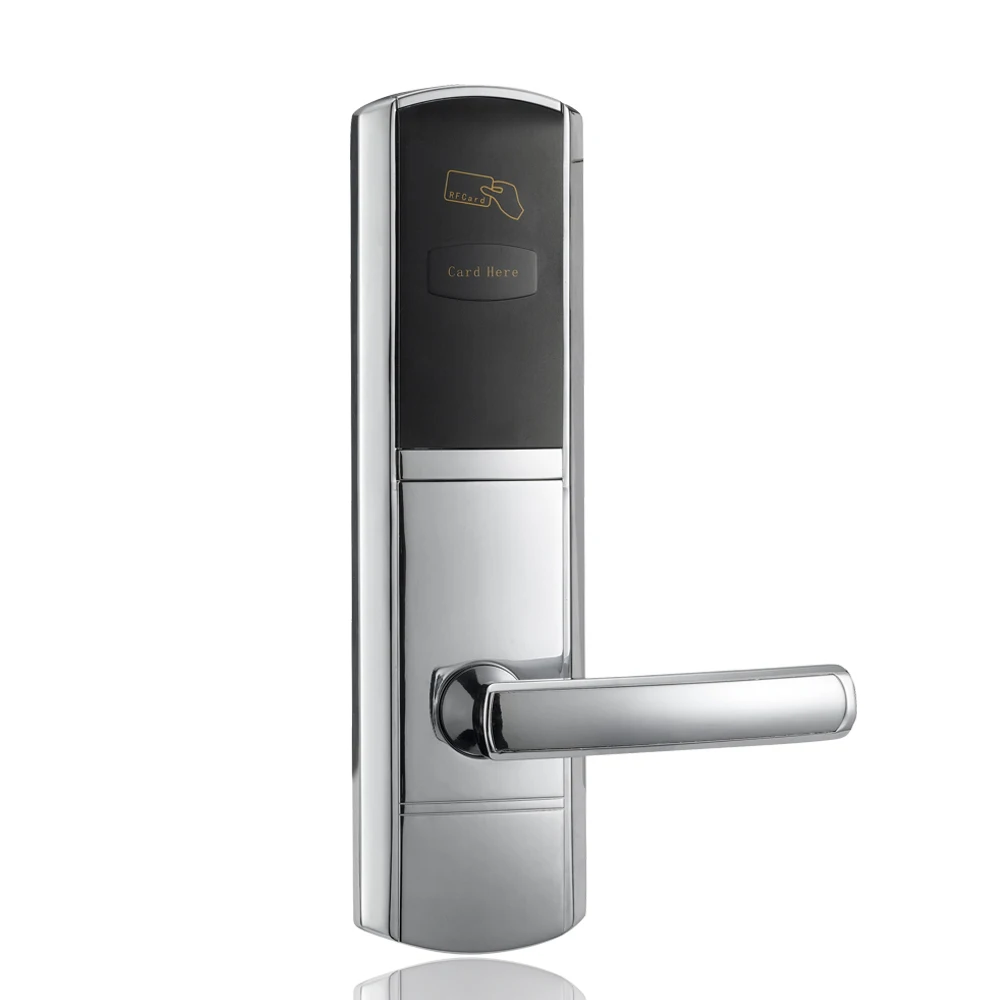 Zinc Alloy Security Digital Door Lock Intelligent RFID Card Electronic Locks For Hotel or Home Smart Entry ZAG1068 | Безопасность и
