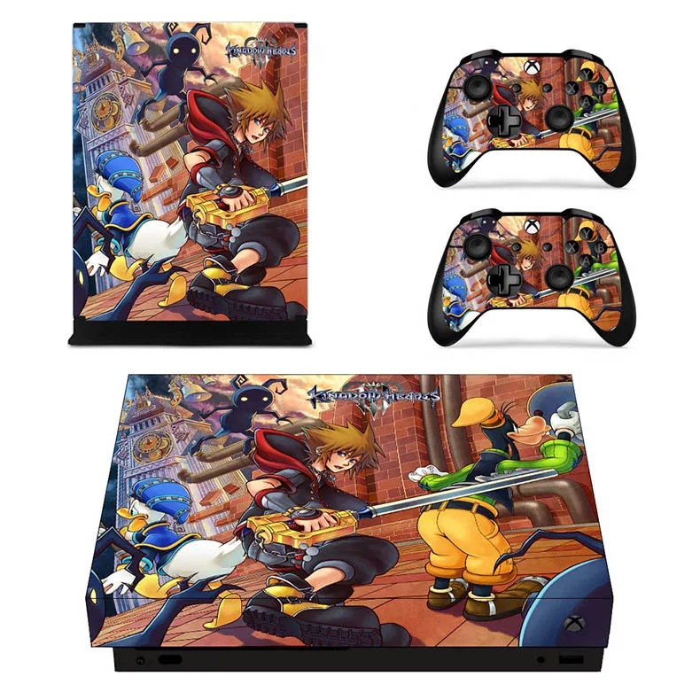 Kingdom hearts 3 виниловые наклейки для кожи, наклейки для xbox one x, наклейки s Pegatinas Adesivo для xbox one x консоли и контроллеры - Цвет: YSX1X1996