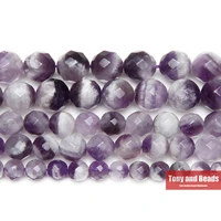 faceted white crystals amethyst quartz round loose beads 4 6 8 10mm pick size for jewelry making
