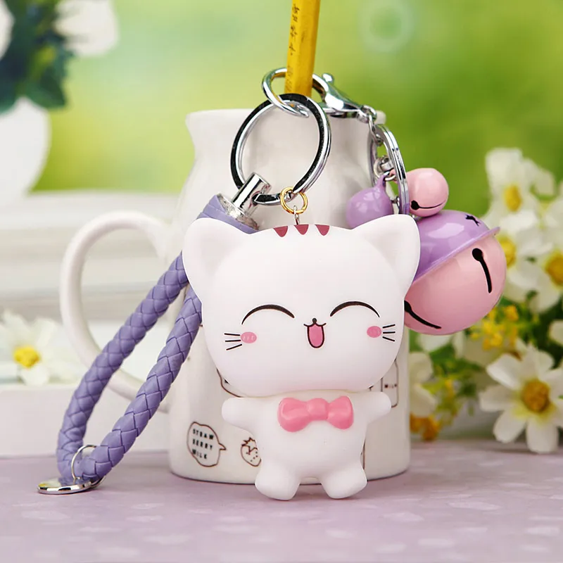 PRO ACME металлический брелок в форме кошки с кристаллами и стразами новый подарок