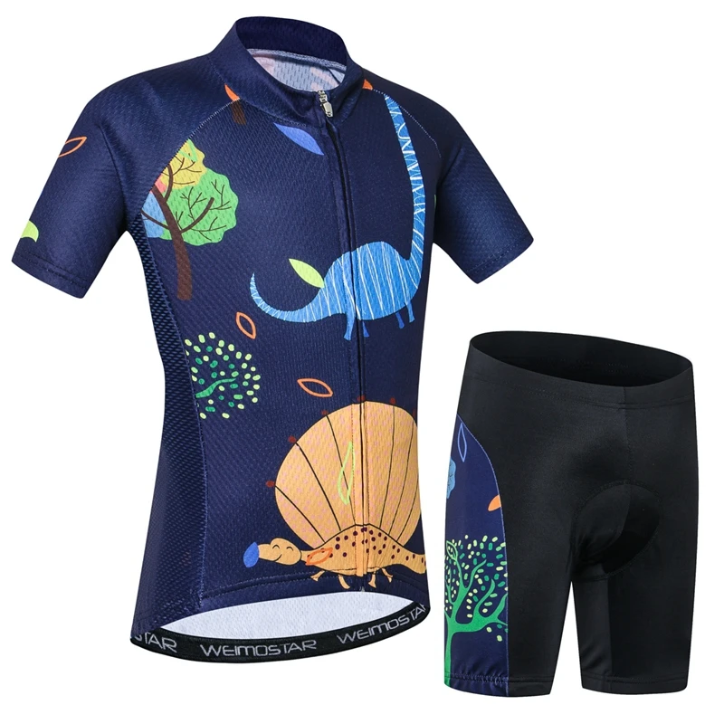 Детский велосипедный костюм из джерси и шорт|cycling jersey suit|kids cycling clothingbike shorts set |
