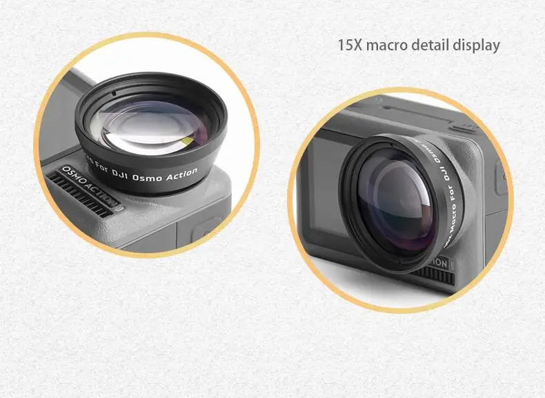 Зеркальный объектив BEESCLOVER для экшн-камеры DJI OSMO макрообъектив рыбий глаз